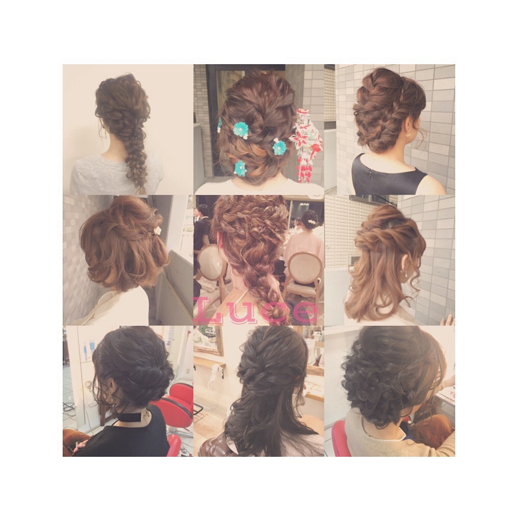 ヘアセット ヘアアレンジ 鶴川